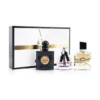 Парфюмерный набор Yves Saint Laurent Black Opium/Mon Paris/Libre 3x30 ml оптом в Пермь 