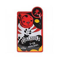 Маска тканевая коллагеновая Baviphat Urban Dollkiss 3-Go Mask Sheet Collagen 25g